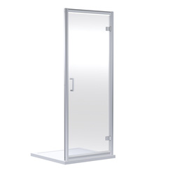 Nuie Rene Hinged Shower Enclosure Door 900mm Chrome