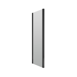 Nuie / Nuie Rene Shower Enclosure Side Panel 800mm Matt Black