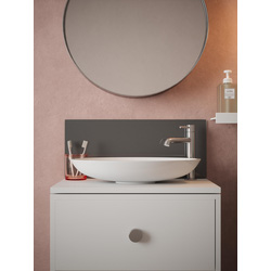 Splashback / Splashback Charcoal Glass Bathroom Splashback 250 x 500mm 