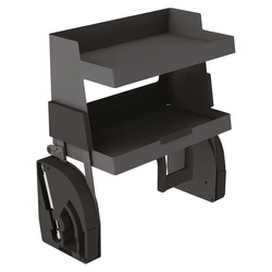 Hafele / Hafele Yo-Yo Pull Down Two Tier Storage Unit Anthracite Grey 600mm