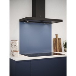 Splashback / Splashback Bluebell Shimmer Self-Adhesive Glass Kitchen Splashback 900 x 750mm