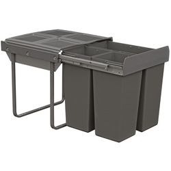 Hafele / Hafele Tek Pull Out Waste Bin 68L 600mm