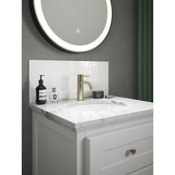 Splashback / Splashback Ice White Glass Bathroom Splashback 250 x 500mm 
