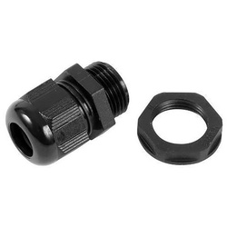 Made4Trade / Made4Trade IP68 Gland & Locknut Kit 20mm Black