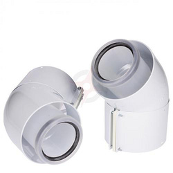 Glowworm / Glow-worm 45° Elbow Pipe 
