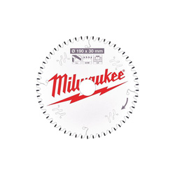 Milwaukee / Milwaukee Circular Saw Blade 190 x 30 x 2.4mm 54TF