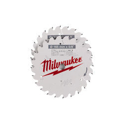 Milwaukee / Milwaukee Circular Saw Blades 165mm x 5/8" 24T