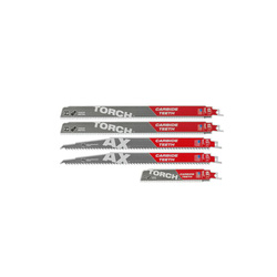 Milwaukee / Milwaukee Carbide Reciprocating Saw Blade Demolition Set 150-230mm