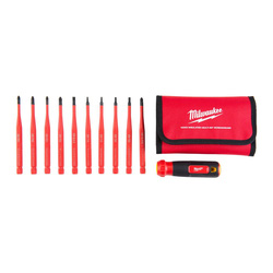 Milwaukee Insulated 10-in-1 Multi-Bit Screwdriver Set 