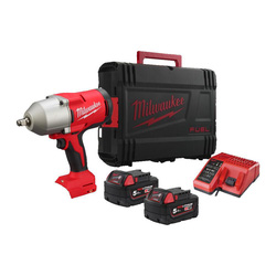 Milwaukee / Milwaukee M18BLHIWF12-502X Brushless High Torque  1/2" Impact Wrench with Friction Ring 2 x 5.0Ah