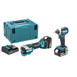 Makita / Makita DLX2561TJ 18V Brushless Impact Driver & Multi Tool Kit 2 x 5.0Ah