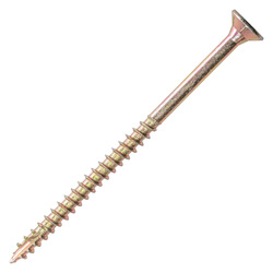 Rawlplug / R-QCP' Chipboard Screw with countersunk head and full thread 4.0 x 80mm Chipboard Screw 