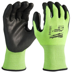 Milwaukee / Milwaukee Hi-Vis Cut Level C Gloves Medium