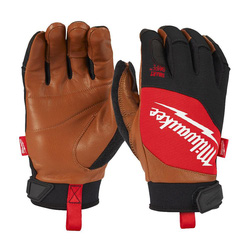 Milwaukee Hybrid Leather Gloves Medium