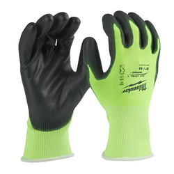 Milwaukee Hi-Vis Cut Level A Gloves Medium