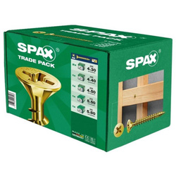 Spax Yellox PZ2 Universal Flat Countersunk Screws Trade Pack