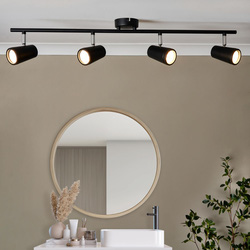 Spa Lighting / Spa Freya Bathroom Spotlight IP44 4-Light Black
