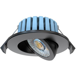 Spa Lighting / Spa Eden Fire Rated Adjustable Dimmable  Downlight IP65 7W 700lm 3CCT Black