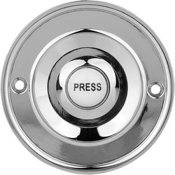 Byron / Byron Built in Round Bell Push Chrome