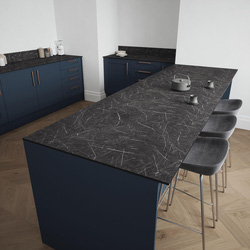 Mariz / Mariz Vena Black Breakfast Bar Worktop 3050 x 950 x 12mm