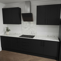 Mariz / Mariz White Marble Hob Splashback 900 x 750 x 12mm