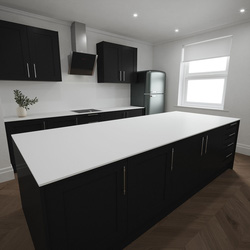 Mariz / Mariz Pure White Island Worktop 3050 x 1240 x 12mm