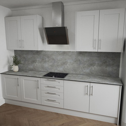 Mariz / Mariz Light Concrete Half Splashback 1500 x 600 x 3mm