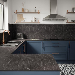 Mariz / Mariz Vena Black Half Splashback 1500 x 600 x 3mm