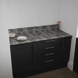 Mariz / Mari Dark Concrete Worktop 1500 x 640 x 12mm