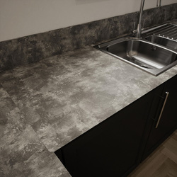 Mariz / Mariz Dark Concrete Upstand 3050 x 150 x 12mm