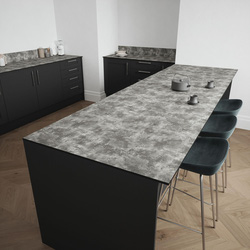 Mariz / Mariz Dark Concrete Breakfast Bar Worktop 3050 x 950 x 12mm