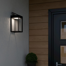 Eglo / Eglo Suzzara LED Solar Light With Sensor 6.5W 800lm 3000K Black