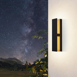 Eglo / Eglo Costorio Outdoor LED Wall Light 11.7W 1500lm 3000K Black/Brown