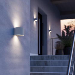Eglo / Eglo Calpino 3 Outdoor LED Wall Light 2.8W 840lm 3000K White