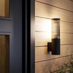 Eglo / Eglo Salle Sleek Outdoor Wall Light Black