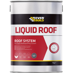 Everbuild / Everbuild Liquid Roof Slate Grey 7kg
