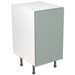 Kitchen Kit / Kitchen Kit Flatpack J-Pull Kitchen Cabinet Base Unit Matt Sage Green 450mm