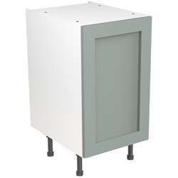 Kitchen Kit / Kitchen Kit Flatpack Shaker Kitchen Cabinet Base Unit Matt Sage Green 450mm