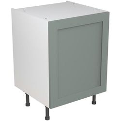 Kitchen Kit / Kitchen Kit Flatpack Shaker Kitchen Cabinet Base Unit Matt Sage Green 600mm