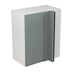 Kitchen Kit / Kitchen Kit Flatpack J-Pull Kitchen Cabinet Wall Blind Corner Unit Matt Sage Green 600mm