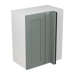 Kitchen Kit / Kitchen Kit Flatpack Shaker Kitchen Cabinet Wall Blind Corner Unit Matt Sage Green 600mm
