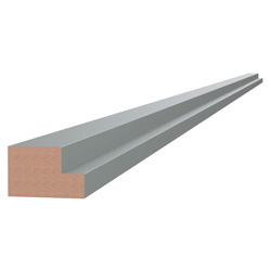 Kitchen Kit / Kitchen Kit Flatpack J-Pull Multi Rail Matt Sage Green 2745mm