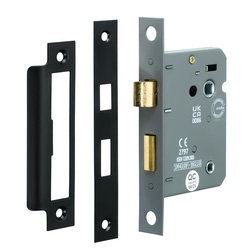 Hiatt / Hiatt Bathroom Lock 3" Matt Black