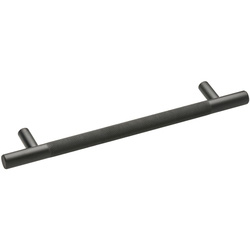 Hiatt / Kensington Knurled T-Bar Handle 160mm Matt Black