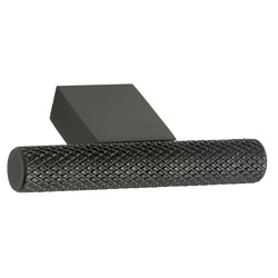 Hiatt / Kensington Knurled T Knob 60mm Matt Black