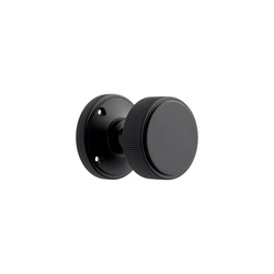 Designer Levers / Frankfurt Linear Mortice Door Knob Matt Black