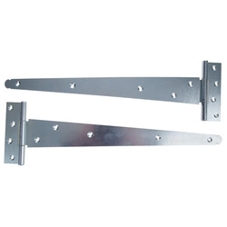 Lockworks / Lockworks Medium Duty Tee Hinge BZP 400mm