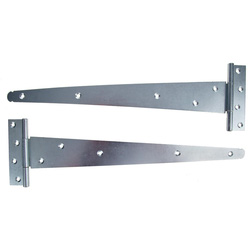 Lockworks / Lockworks Medium Duty Tee Hinge BZP 375mm
