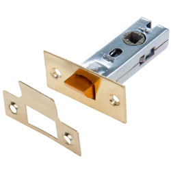 Lockworks / Lockworks Tubular Mortice Latch Electro Brass 66mm