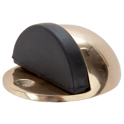 Lockworks / Lockworks Oval Door Stop Electro Brass